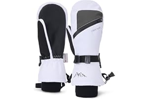Caracaleap Skihandschuhe Winterhandschuhe Handschuhe Herren Damen Winter Schnee Fäustlinge Wasserdicht Winter Handschuhe