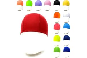 AQASKIN 50 Gorros de natación de poliéster Slim FIT Profesional - Descuentos por CANTIDAD - Gorro de Piscina Unisex - Cantidad Paquetes de 50-500 Piezas