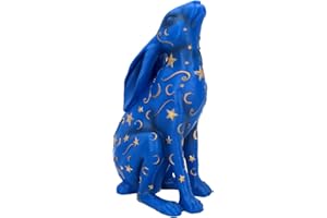 Nemesis Now Lepus Zając Figurka, Niebieska, 26 cm