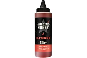 Hot Star Honey Chilli Sauce | Hand Crafted Sweet Chilli Sauce | Hot Honey Perfect for Chicken, Pizza, Pasta, Steak and Noodle - 340g bottle