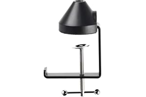 LANUCN Escritorio Clamp C para Brazo Microfono, Mesa Tijera para Boom Arm, Soporte de Escritorio para rode psa1, Lámpara de Escritorio