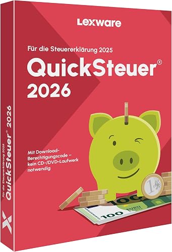 QuickSteuer 2026 (für Steuerjahr 2025) | Minibox | Private und gewerbliche Steuererklärung