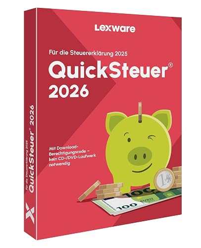 QuickSteuer 2026 (für Steuerjahr 2025) | Minibox | Private und gewerbliche Steuererklärung