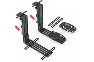 JUYEER Universal Hotas Tischhalterung kompatibel mit Thrustmaster HOTAS Warthog Joystick &Throttle und WinWing Orion 2/T.16000M FCS/TCA Officer Pack Airbus/VKB Gunfighter MK.lll/X52/X56 und so weiter