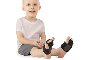BraceAbility Toe Walking Brace - Patent Pending Teen to Adult Idiopathic AFO Correction Splint for Tip-Toe Pain Prevention, Autism, ADHD, Cerebral Palsy, Aspergers, Neurological Disorders (XL Pair)