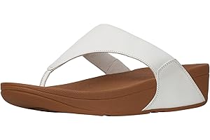 Fitflop Lulu Leather Toepost, Sandalias con Plataforma Mujer, Negro, 36 EU