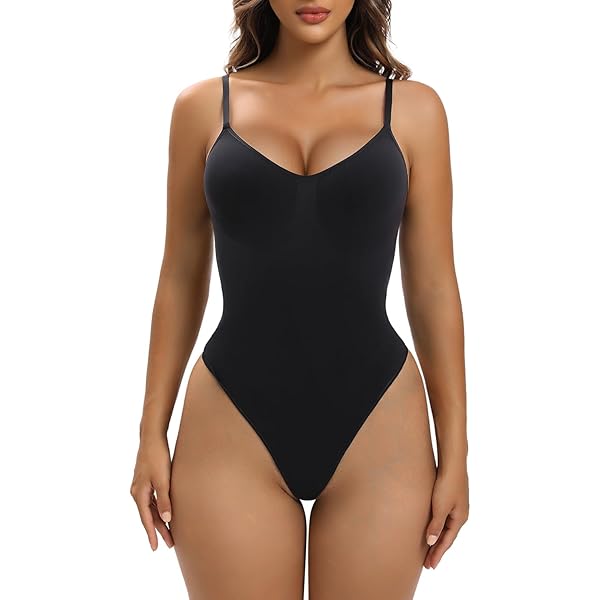 Body Gainant Femme Ventre Plat - Sans Manches, Col Rond, En Nylon/élasthanne, Effet Sculptant Et Invisible Sous Les Vêtements