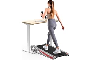 HomeFitnessCode Tapis Roulant Elettrico Pendenza/inclinizone, Tapis Roulant Elettrico Pieghevole, con MSI Blueplayer, APP e Schermo LCD, Inclinazione a 5 gradi (non regolabile), 1-6 km/h 3 HP