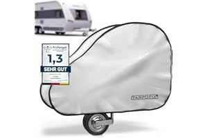 ‎TARPOFIX Tarpofix® Deichselabdeckung Wohnwagen aus PVC PLANENMATERIAL | Anhänger Deichselhaube mit Doppel-Klickverschluss | Abdeckung Anhängerkupplung Wasserdicht | Universal PKW Abdeckung Anhängerdeichsel