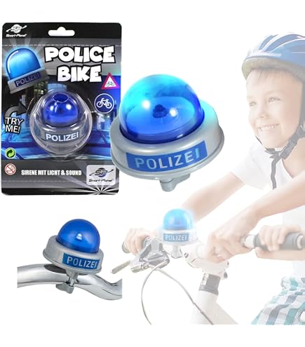 Sonnette Pour Vélo Enfant - Klaxon Soufflet Bleu - Fixation Guidon Universel