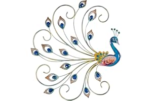 CIM Metal Wall Decoration, 3D Animal Wall Art with Practical Wall Attachment, Hand-Painted Wall Sculptures