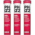 Phizz Electrolytes, Multivitamin & Hydration Tablets - 60 Effervescent Rehydration Electrolyte Tablets - 18 Vitamins & Minerals, Vitamin C, Vegan, Vegetarian & Low Calorie