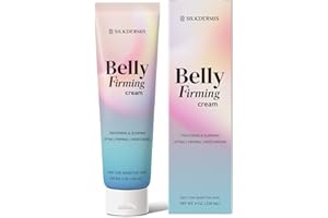 SILKDERMIS B Flat Belly Firming Cream - Skin Tightening & Cellulite Cream for Stomach, Thighs & Butt, Moisturizing Firming Lotion with Powerful Natural Ingredients , 120 ML