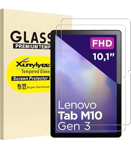 Pellicola Vetro Temperato Per Facetel Q3 Pro 10'' | 9H Anti-graffio E Anti-impronta, 2 Pezzi