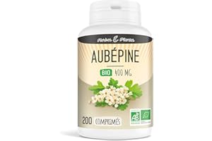 Herbes Et Plantes Aubépine Bio 200 Comprimés 400 mg