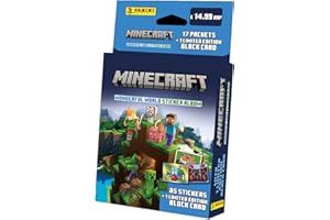 Panini Minecraft Wonderful World Lot d'autocollants