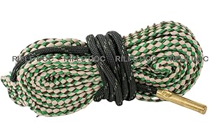 Rifle Doc Reinigungsschnur Bore-Cleaner-Snake Laufreinigung mit integrierter Bronzebürste Büchse Gewehr Cal 7,62mm | Cal .308 | 30-06 | .300 | 30-30 .303 CA Reinigungsset