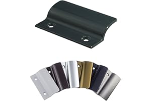 INTRA-TEC Balkongriff FH-Flach stabiler Ziehgriff aus Aluminium - Anthrazit RAL 7016 - Balkontürgriff