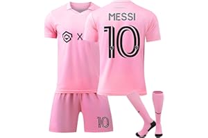 AiRoyal Fußballtrikot für Kinder, Nr.10 Heim/Auswärts Fußball Trikot, Fussball Trikot Set Sporttraining T-Shirts, Fussball Trikot T-Shirt Shorts und Socken