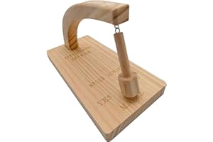 IBUGER Decisore del Legno - Swing Decision Maker Pendolo nei momenti indecisi | Pendolo decisore per Trovare la Tua Risposta, Oggetto di Scena per Il Gioco di Raccolta