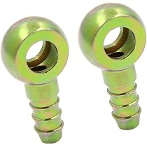 ABSOPRO - Raccord Banjo M14x1.5 8mm - Pour Système Freinage Ou Carburant - Lot De 2 Avec Vis Et Rondelles