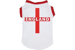 Petitebelle Hunde-Shirt mit rotem Kreuz, für Welpen, Größe XXXL, Weiß