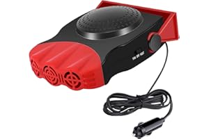 DSLIHA Descongelador de Calentador de Coche, 12 V 150 W 2 en 1 Calentador rápido de Coche eléctrico con función de enfriamiento y calefacción descongelador