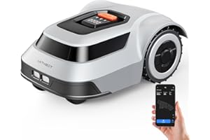 ANTHBOT Pion Mähroboter für 900 m² – 300% höhere Effizienz Mäher Rasenmäher Roboter mit stabilem Begrenzungskabel, Auto-Mapping & Laden, C-TOF Technologie, Gitterförmiger Mähpfad, IPX6 wasserdicht