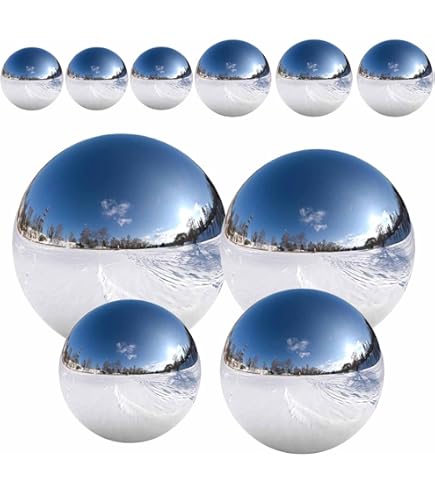 Sfera Decorativa K&ouml;hko In Acciaio Inossidabile Lucidato - Per Giardino O Laghetto, Diametro 10 Cm