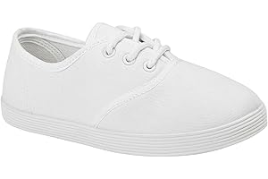 MYSHOESTORE Boys Girls Pe Pumps Unisex Adult School Gym Sports Trainers Back to School P.E. Pump Plimsolls Shoes Plimsoles