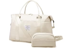 LOVEVOOK Sac de Voyage Femme Weekend Grand Taille Easyjet Cabine Avion Polochon Bagage à Main Travel Duffel Bag Carry on Maternité