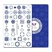 CICI&SISI Nail Art Stamping Plates Kit Blue-and-White Plate Manicure Template (2PCs)