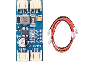 HiLetgo CN3791 Solar Charge Controller Board MPPT 1 Cell LiPo Battery Charge 12V Solar Panel Charger Regulator Control Module JST PH2.0 Auto Recharge for Battery with Cables