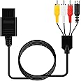OSTENT AV Composite S-Video RCA Video HD TV Cable Compatible for Nintendo 64 N64 SNES SFC NGC