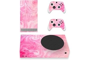 playvital Autocollant pour Xbox Series S Manette Accessoires,Skin pour Xbox Series S Console Sticker-Rose psychédélique