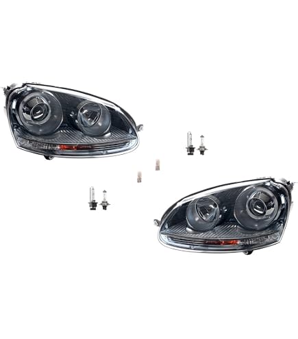Phare Avant Droit H4 + Ampoule + Moteur Réglage - Compatible Citroën C2 09/03 - Qualité Johns Fiable !