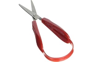 Homecraft Easi-Grip Scissors with Round Tip, Both Left and Right, 1" Blade, Lightweight and Easy to Use Scissors for Cutting, Scissors for Children and Disabled, Easy Grip Safe Handle Scissors