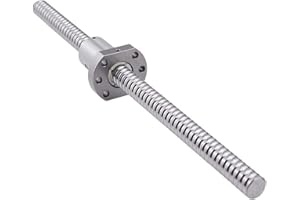 Coavoo SFU1204 500mm Kugelumlaufspindel, Durchmesser 12mm 4mm Gewindeteigung Spielfreie Kugelgewinde C7 mit Kugelgewindemutter (Endet ohne Herstellung) für CNC