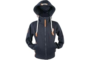 VIN TE Kinder Sweat Jacke Kapuze Fleece gefüttert Hoodie Übergangsjacke Uni Anker Pferde 92-164