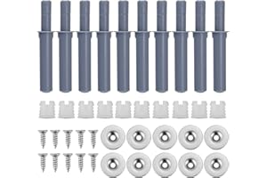 HUNDREDWEAT Damper Buffer Ante Push Pull Apertura a Pressione Ante Ammortizzatore per Armadio Guardaroba per Sistema di Apertura Mobile a Pressione di Ante Scorrevoli, Armadi Ante per Armadi Un Set di 10 Pezzi