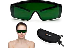 FREEMASCOT IPL 200nm-2000nm Wellenlänge Laserschutzbrille für Laserschönheit, Laser-Haarentfernung, Rotlichttherapie
