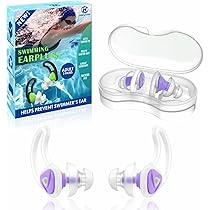 Tappi Per Orecchie Da Nuoto In Silicone - 2 Paia Riutilizzabili | Impermeabili Per Piscina E Doccia - Foto 6