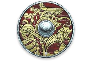 Liontouch - Viking Shield | For Kids Aged 3+ Years | Chief Harald’s Medieval Foam Toy For Little Warriors & Berserker’s Pretend Play | Safe & Durable Battle Accessory For Dress Up & Costumes For Boys