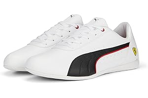 PUMA Baskets Blanche Homme Ferrari Neo Rosso Corsa