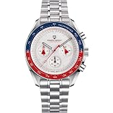 Pagani Design Watch 1779 Men's Chronograph Quartz Watches Moon Matte Dial VK63 Movement Leather Strap 100 m Waterproof Fashion Sports Watch
