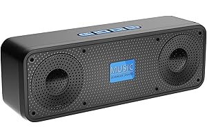 Sonkir Altoparlante Bluetooth wireless portatile con altoparlante singolo da 5 W, radio FM, AUX, TF, 8 ore di riproduzione (un solo oratore)