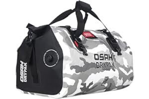 Greanthour Sacchetto asciutto moto-Borse da sella impermeabili per motociclette e bagagli con chiusura a rullo，Grande Spazio di Immagazzinaggio，Escursionismo, Ciclismo, Viaggio(Cielo, 40L)