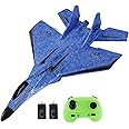 Colcolo RC Glider Plane RC Plane Toy Foam Easy to Control with Flash Light 2 Channels Fixed Wing Aircraft Airplane Model Toys for Kids and Adults