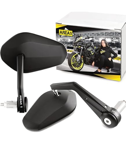 Bouchons Rétroviseur Moto M10x1.25 - Lot De 2 - Aluminium Anodisé - Protection Filetage