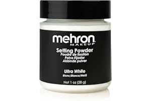 Mehron Makeup Setting Powder (1 oz) (Ultra White)